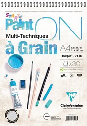 Clairefontaine Paint'On a Grain Start Eskiz Çizim Defteri 160 gr. A4 30 yp. - 1