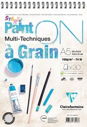 Clairefontaine Paint'On a Grain Start Eskiz Çizim Defteri 160 gr. A5 30 yp. - 1