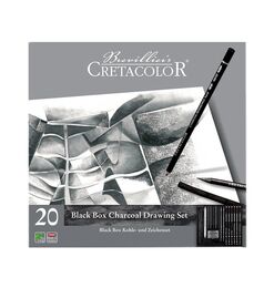 Cretacolor Black Box Charcoal Drawing Set