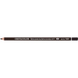 Cretacolor Sepia Pencils Oil Dark Sepia Füzen Kalem Dark - 1