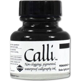 Daler Rowney Calli Kalıcı Kaligrafi Mürekkebi 29.5 ml. Siyah - 1