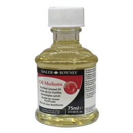 Daler Rowney Purified Linseed Oil Saf Keten Yağı 75 ml. - 1