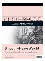 Daler Rowney Smooth Heavyweight Sketchbook Eskiz Çizim Defteri 220 Gr. A4 25 Sayfa - 1