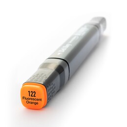 Del Rey Çift Uçlu Çizim Marker Kalemi 122 Fluorescent Orange - 1