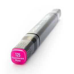 Del Rey Çift Uçlu Çizim Marker Kalemi 125 Fluorescent Rose - 1