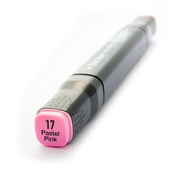 Del Rey Çift Uçlu Çizim Marker Kalemi 17 Pastel Pink - 1