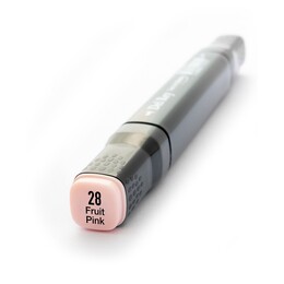 Del Rey Çift Uçlu Çizim Marker Kalemi 28 Fruit Pink - 1