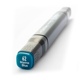 Del Rey Çift Uçlu Çizim Marker Kalemi 62 Marine Blue - 1