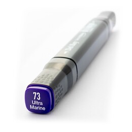 Del Rey Çift Uçlu Çizim Marker Kalemi 73 Ultramarine Blue - 1