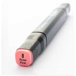 Del Rey Çift Uçlu Çizim Marker Kalemi 8 Rose Pink - 1