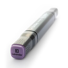 Del Rey Çift Uçlu Çizim Marker Kalemi 83 Lavender - 1