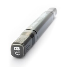 Del Rey Çift Uçlu Çizim Marker Kalemi CG8 Cool Gray 8 - 1