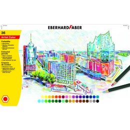 Eberhard Faber Artist Color Kuru Boya Kalemi Seti 36 Renk Metal Kutu - 1