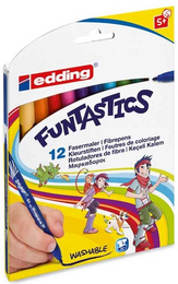 Edding 15 Funtastics İnce Keçeli Kalem 12 Renk - 1