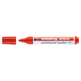 Edding 260 Whiteboard Marker Yazı Tahtası Kalemi Kırmızı - 1