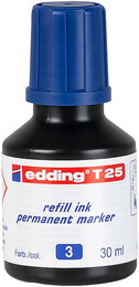 Edding T25 Permanent Marker Mürekkebi 30 ml. MAVİ - 1