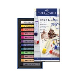 Faber Castell Creative Studio Toz (Soft) Pastel Boya Seti 12 Renk - 1