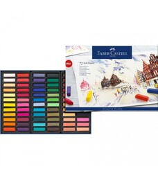 Faber Castell Creative Studio Toz (Soft) Pastel Boya Seti 72 Renk Yarım Boy (Mini) - 1