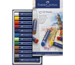 Faber Castell Creative Studio Yağlı Pastel Boya Seti 12 Renk - 1