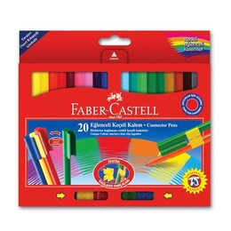 Faber Castell Eğlenceli Keçeli Kalem 20 Renk - 1