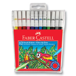 Faber Castell Keçeli Kalem 12 Renk - 1