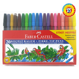 Faber Castell Keçeli Kalem 20 Renk - 1