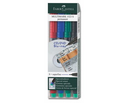 Faber Castell Multimark 1523 Permanent Asetat Kalemi 0.4 mm (S) 4 RENK SET - 1