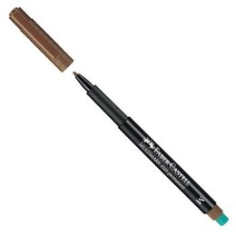 Faber Castell Multimark 1525 Permanent Asetat Kalemi 1.0 mm (M) KAHVERENGİ - 1