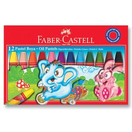 Faber Castell Pastel Boya 12 Renk Karton Kutu - 1