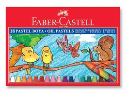 Faber Castell Pastel Boya 18 Renk Karton Kutu - 1