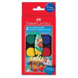 Faber Castell Sulu Boya 8 Renk - 1