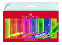 Faber Castell Textliner 1546 Fosforlu İşaretleme Kalemi Seti 8 Renk - 1