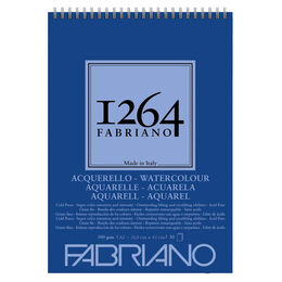 Fabriano 1264 Watercolour Pad Üstten Spiralli Sulu Boya Defteri 300 gr. A3 30 yaprak - 1