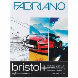 Fabriano Bristol Marker Pad Çizim Defteri Blok 250 gr. A5 20 yaprak - 1