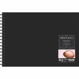 Fabriano Drawing Book Spiralli Sert Kapak Eskiz Çizim Defteri 160 gr. A4 60 yaprak - 1