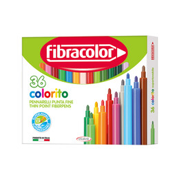 Fibracolor Colorito Keçeli Boya Kalemi 36 Renk - 1