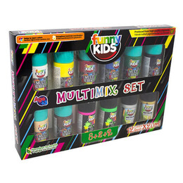 Funny Kids Multimix 20 Ml.x 12 Renk Tüp Set (FNNY-MLTX-020-05686) - 1