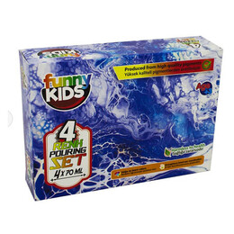 Funny Kids Pouring Boya 70 Cc.x 4 Renk (FNNY-PRG-060-05701) - 1