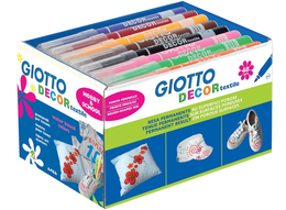 Giotto Decor Textile Kumaş Boyama Kalemi Seti 48'li Sınıf Seti - 1