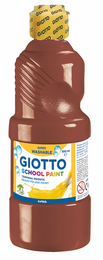 Giotto Tempera Guaj Boya 500 ml. KAHVERENGİ - 1