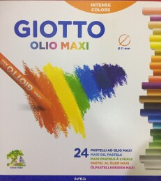 Giotto Olio Yağlı Pastel Boya Silindir 24 Renk Karton Kutu (293100) - 1