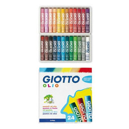 Giotto Olio - Yağlı Pastel Boya (Silindir) 24 Renk - 1