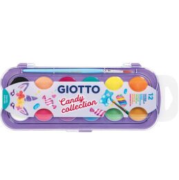 Giotto Sulu Boya 12 Renk Pastel Tonlar 30 mm. Çap - 1