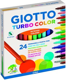 Giotto Turbo Color Keçeli Boya Kalemi 24 Renk - 1