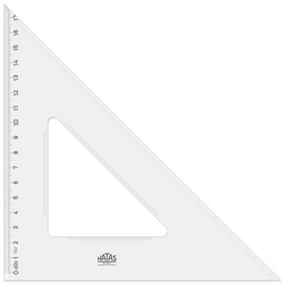 Hatas Plastik Gönye 26 cm. (45-45-90) - 1