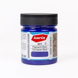 Karin Ebru Boyası 105 ml. 401 Pigment Mavi - 1