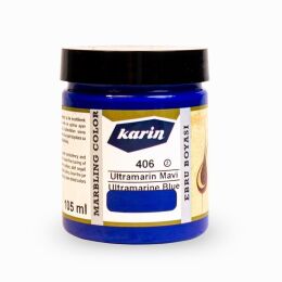 Karin Ebru Boyası 105 ml. 406 Ultramarine Mavi - 1