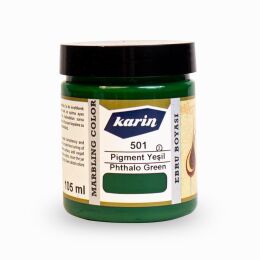 Karin Ebru Boyası 105 ml. 501 Pigment Yeşil - 1