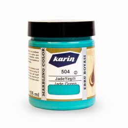 Karin Ebru Boyası 105 ml. 504 Jade Yeşili - 1