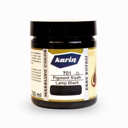 Karin Ebru Boyası 105 ml. 701 Pigment Siyah - 1